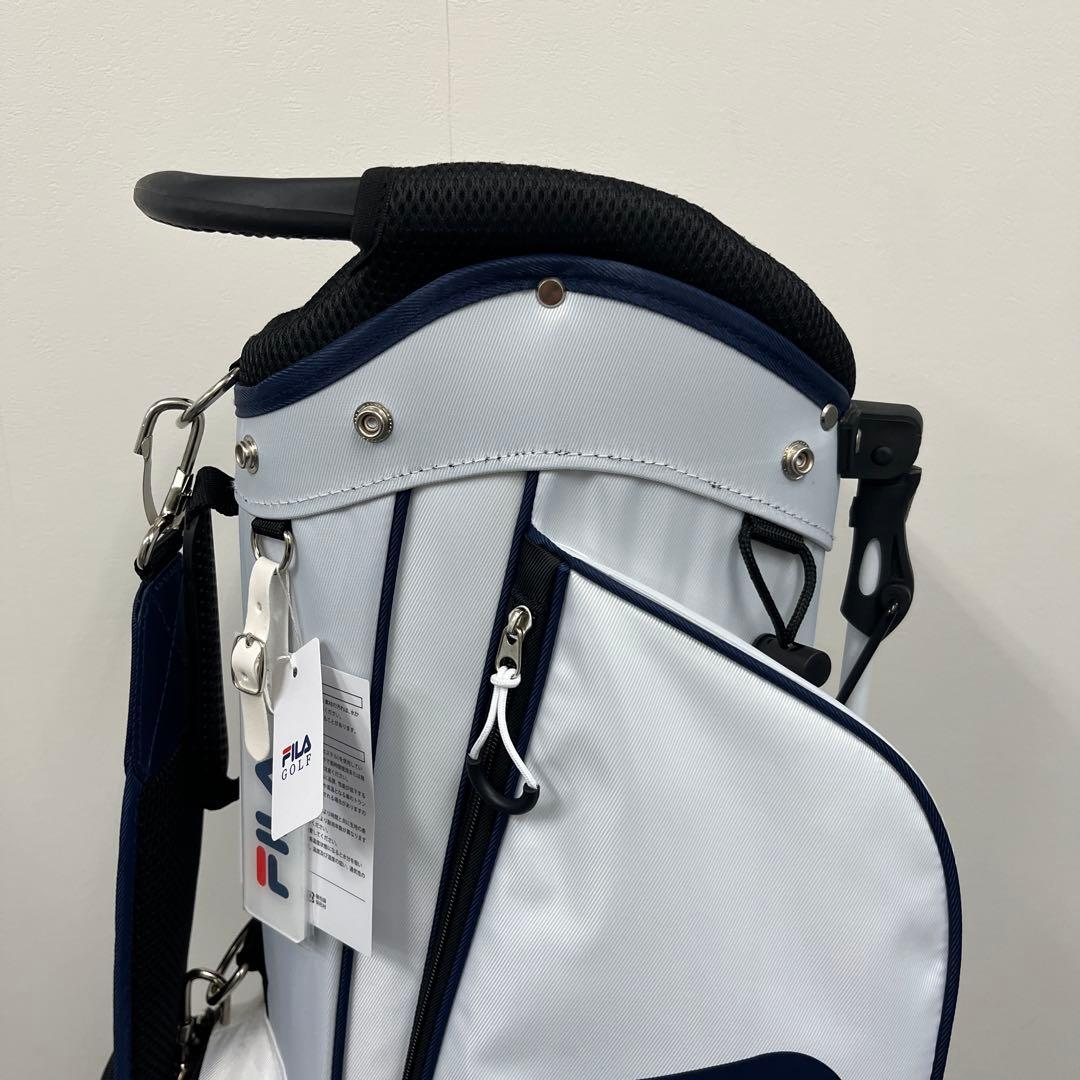 【新品】 FILA フィラ ゴルフ スタンド キャディバッグ 755-970 白