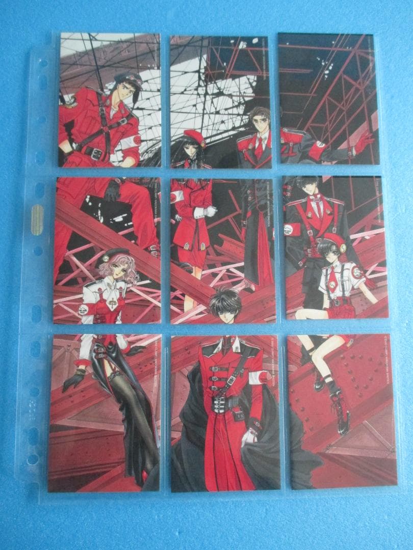 年代物◎CLAMP X　トレカセット　ファイル付◎クランプエックスカード