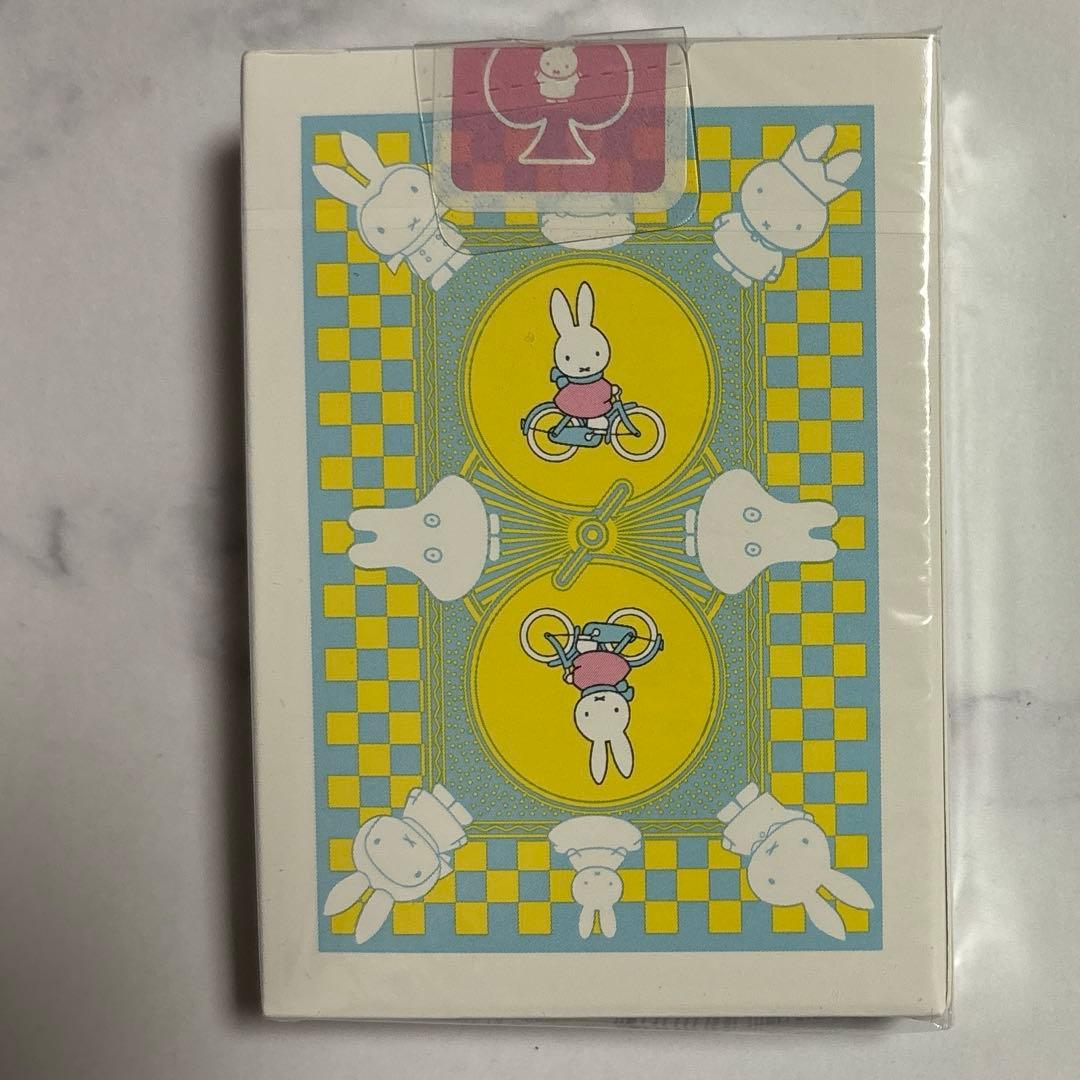 ミッフィー展 65周年 バイシクル トランプ パステルブルー