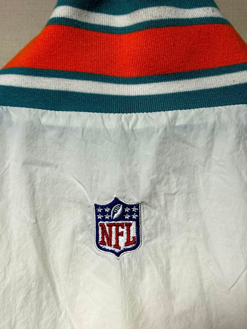 Perushu × NFL コラボナイロンスタンドネックアノラックブルゾン　完売