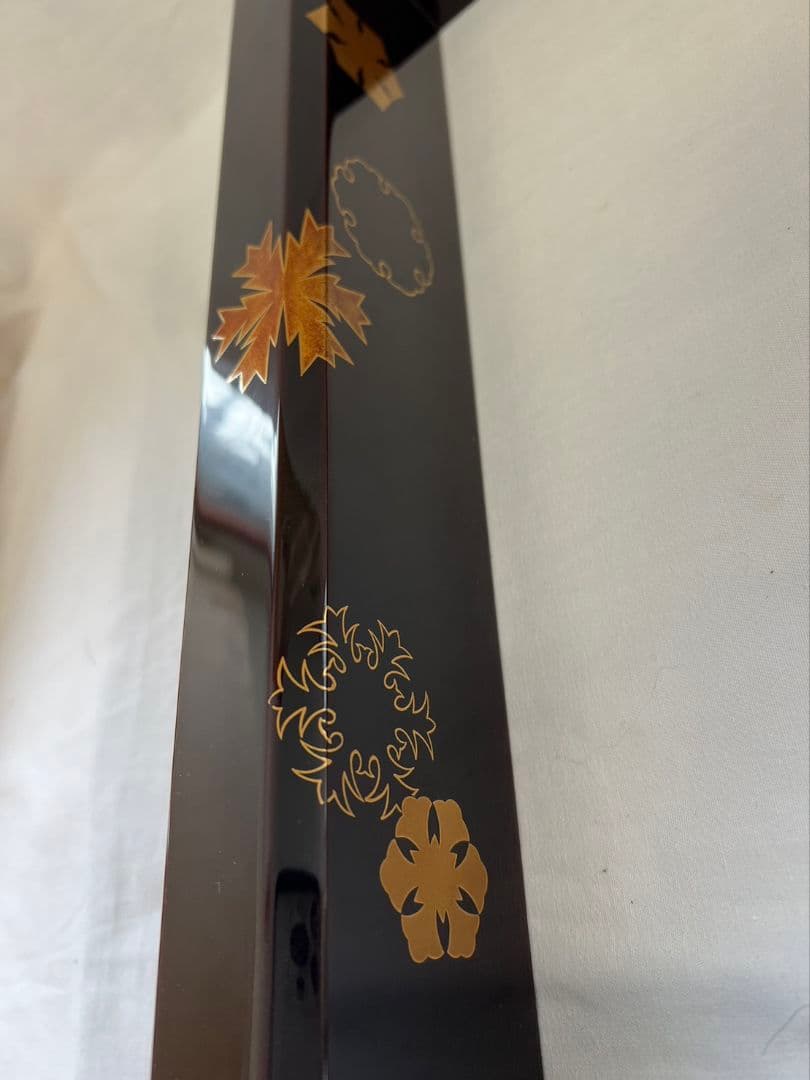 雪輪 輪島塗 炉縁  久保香月 小池静峰  茶道具