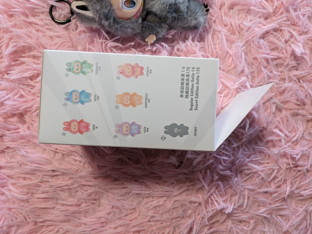 正規品 ラブブ シークレット エナジー 黒 グレー POP MART 箱付き