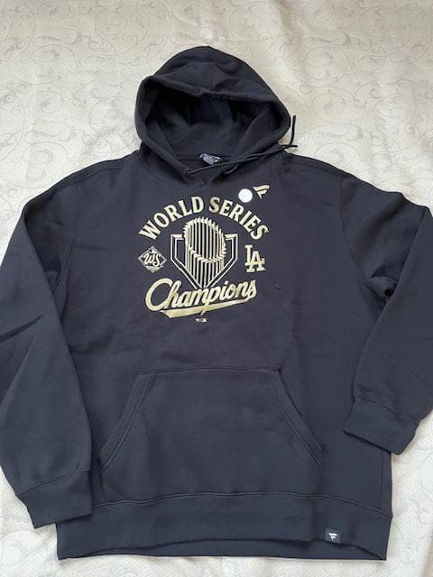 大谷翔平ワールドシリーズ2連覇優勝記念FanaticsパレードブラックフーディL