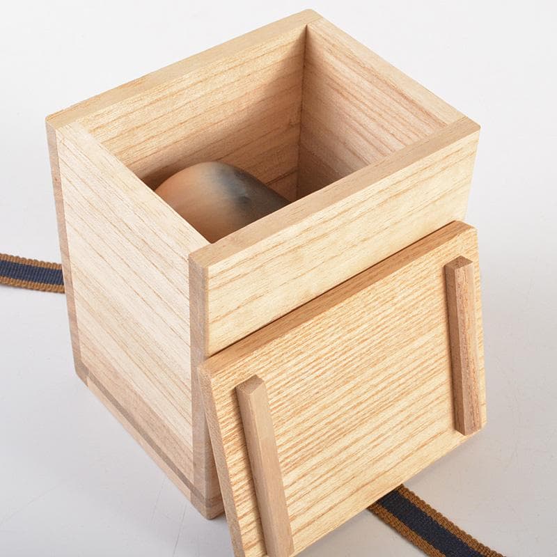 茶道具　雲華焼　山崎宗元作　狗　のし押え　熨斗押　共布共箱　V　R6888