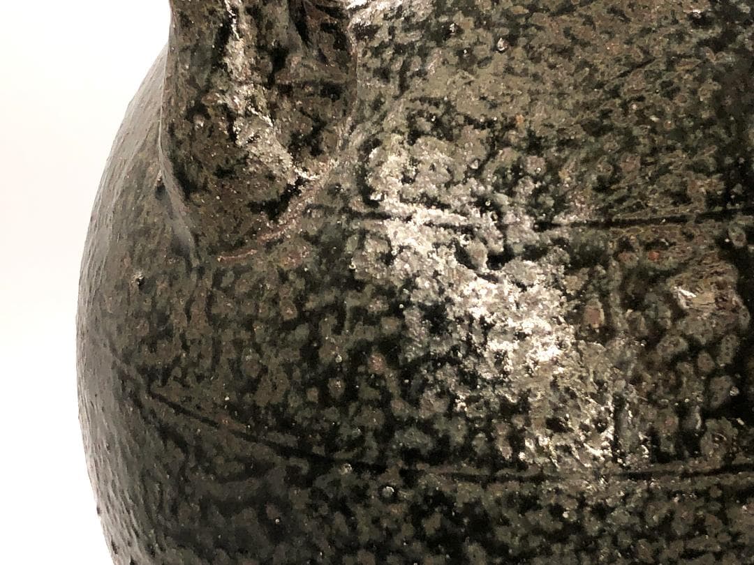 【 苗代川焼 雲助 】　うんすけ　黒もん　黒薩摩　江戸時代