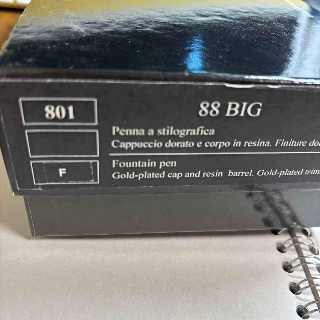 実質未使用 アウロラ 万年筆88 クラシック　F