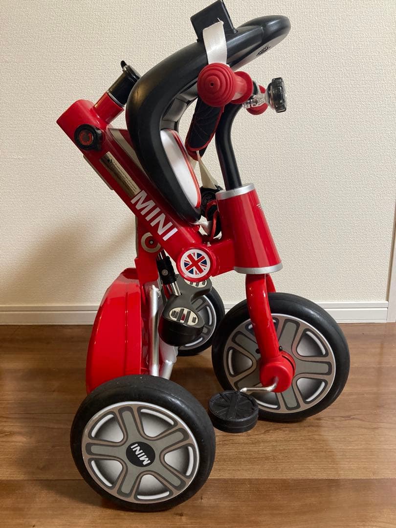 折りたたみ三輪車 MINI 赤 説明書付き