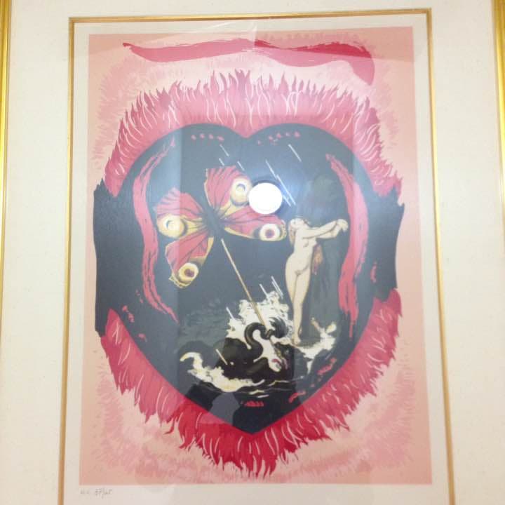 サルバドールダリ サルバドール・ダリ 愛の勝利 絵 絵画 サイン 海外 美術 額