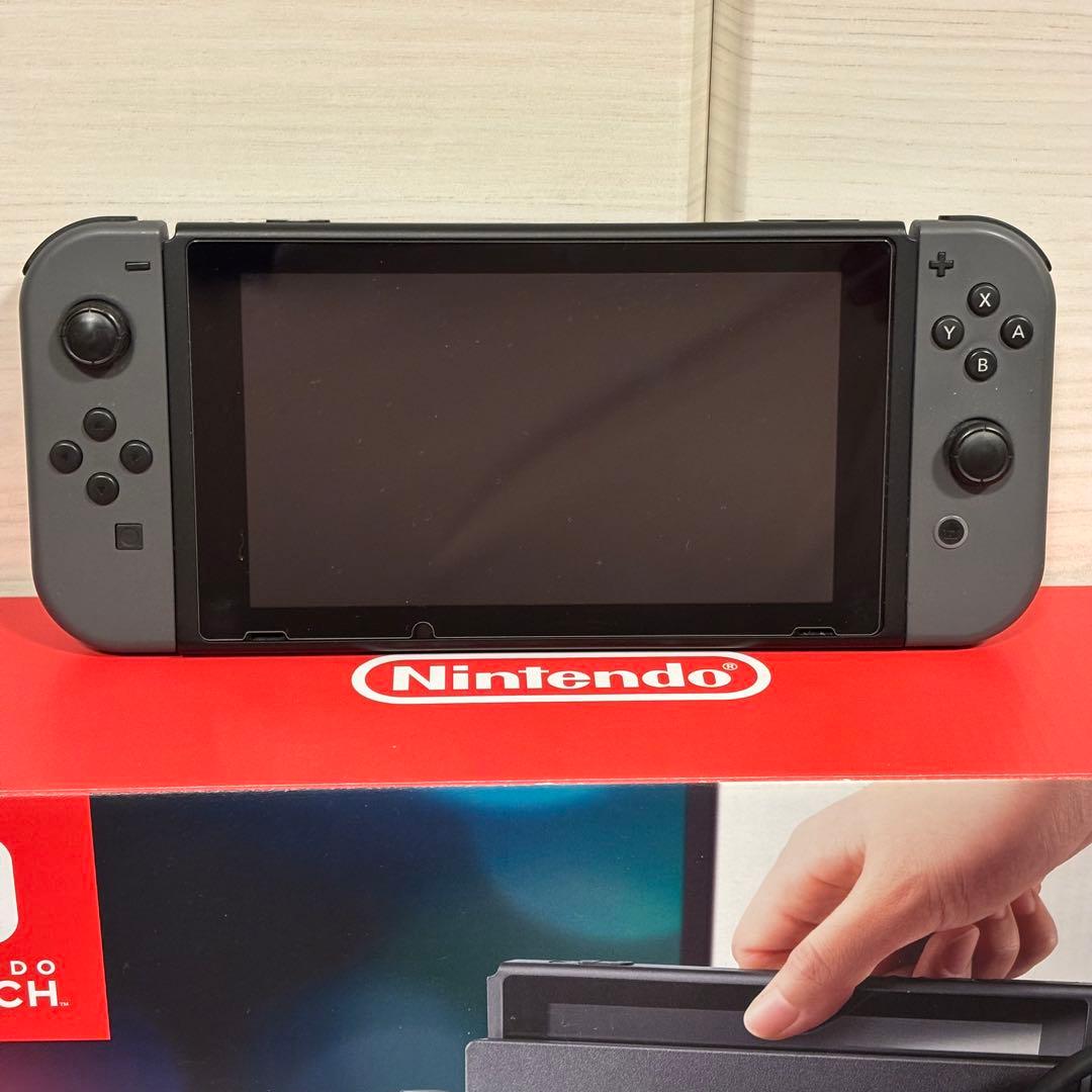 Nintendo Switch 本体セット　グレー　動作確認済み　初期化済み