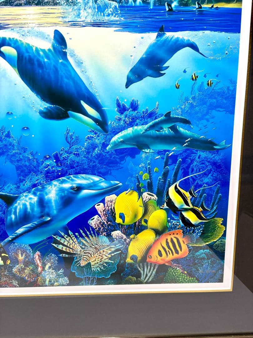 #クリスチャン・リース・ラッセン 『レインボーシー』20/200直筆サイン入り