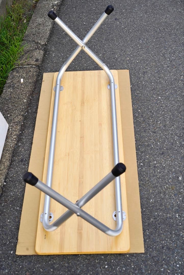 【美品】 peak フォールディングシェルフロング 竹