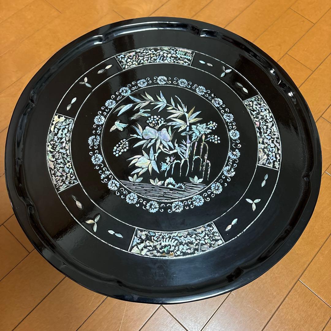 ［送料込み］螺鈿台✴︎アンティークテーブル　インテリア家具