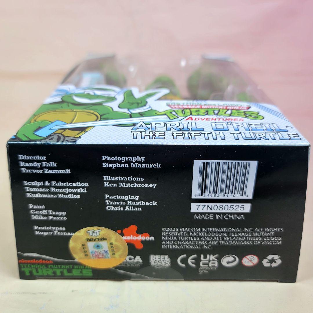 【NECA】新品 正規品 TMNT タートルズ エイプリル 5人目のタートルズ