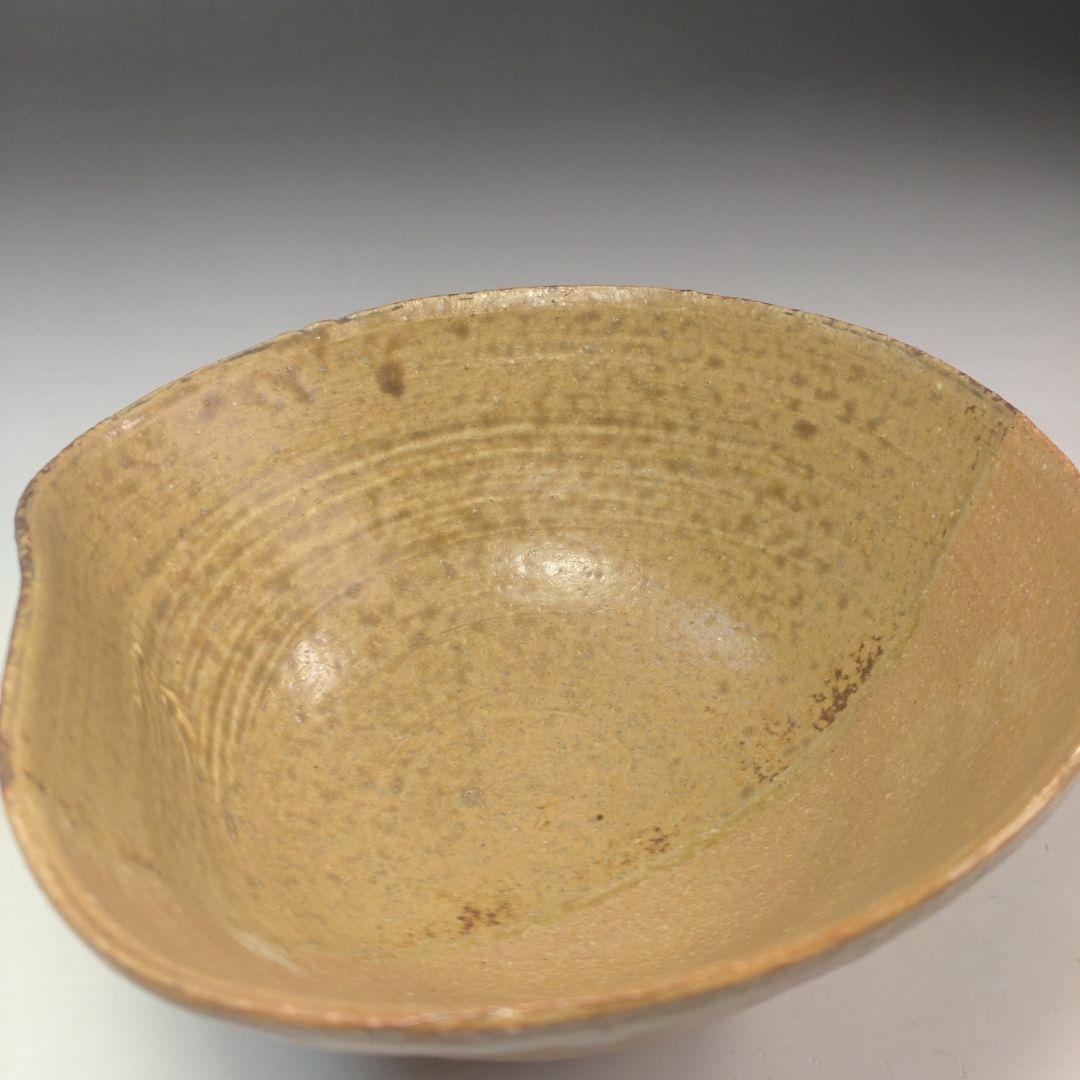 イ283 茶碗『菁光窯 利岡清光』『伊羅保茶碗　共箱』抹茶碗　茶道具