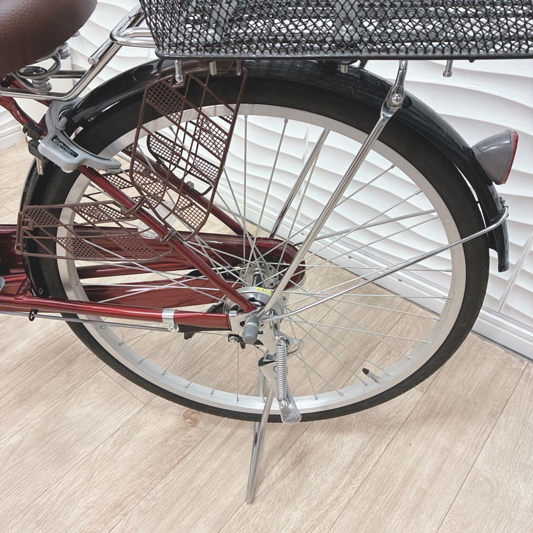 ◇シティサイクル◇ママチャリ◇24インチ◇レッド◇大阪兵庫京都奈良滋賀和歌山◇