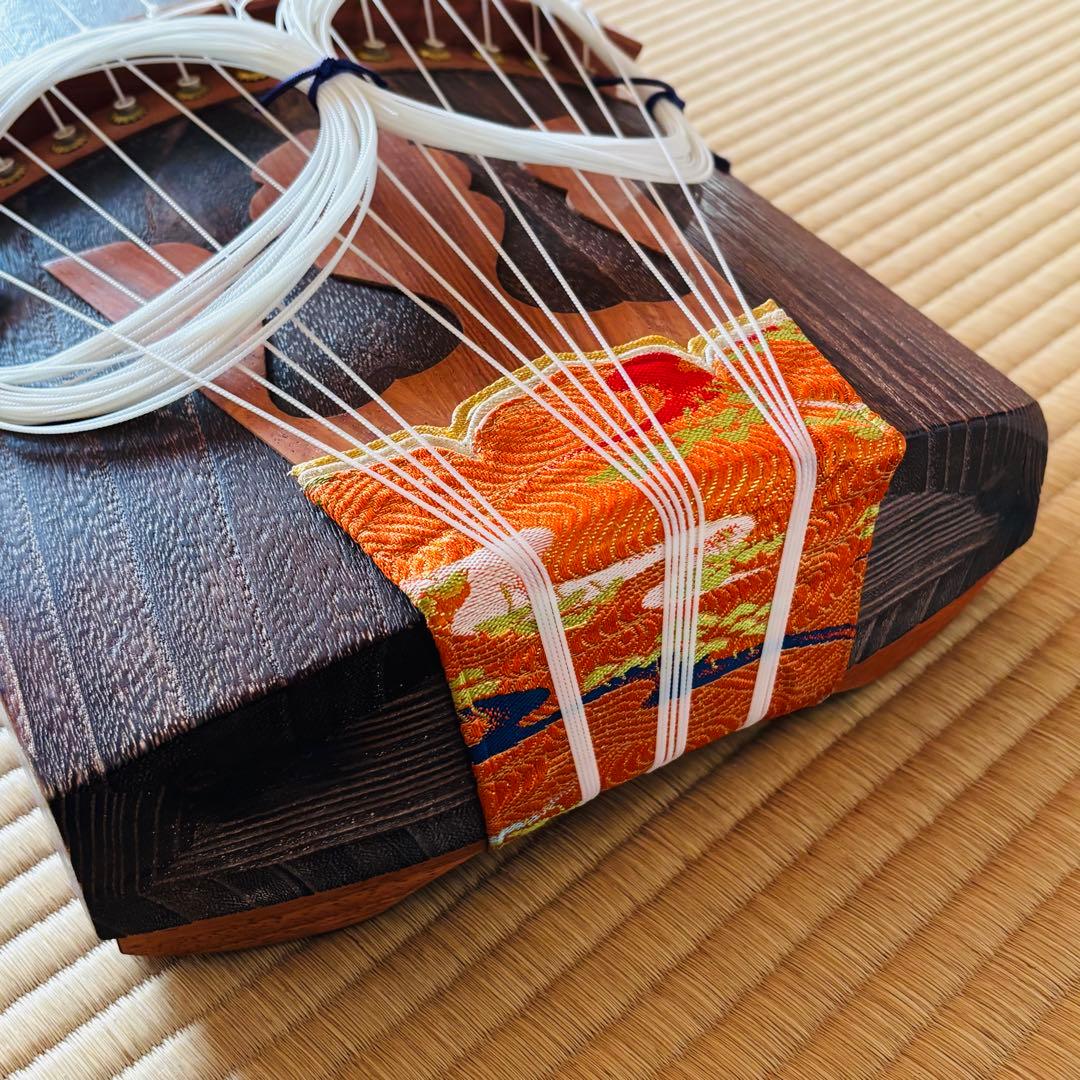 【高級】　小川謹製　福山琴　お琴　13弦　カバー付き