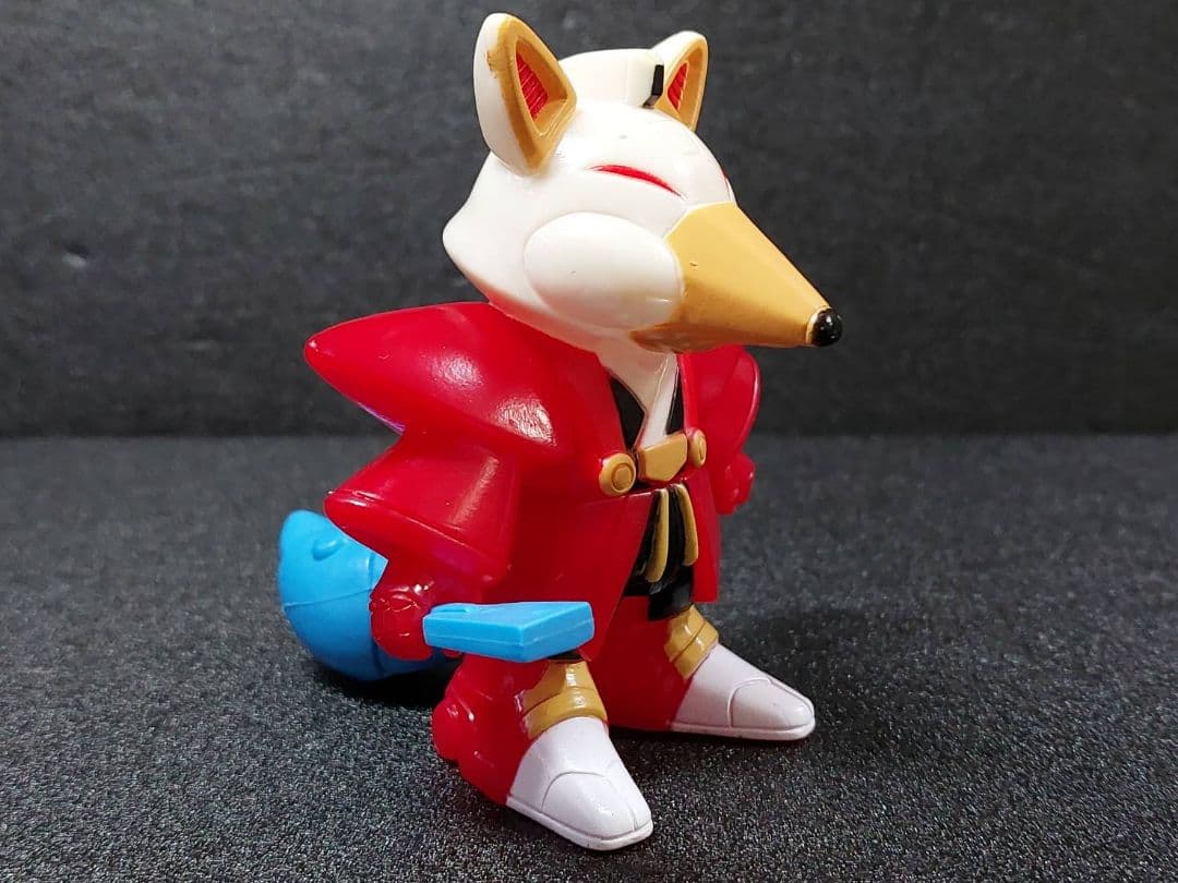 キャッ党忍伝 てやんでえ コーン守 1990 ソフビ フィギュア バンダイ