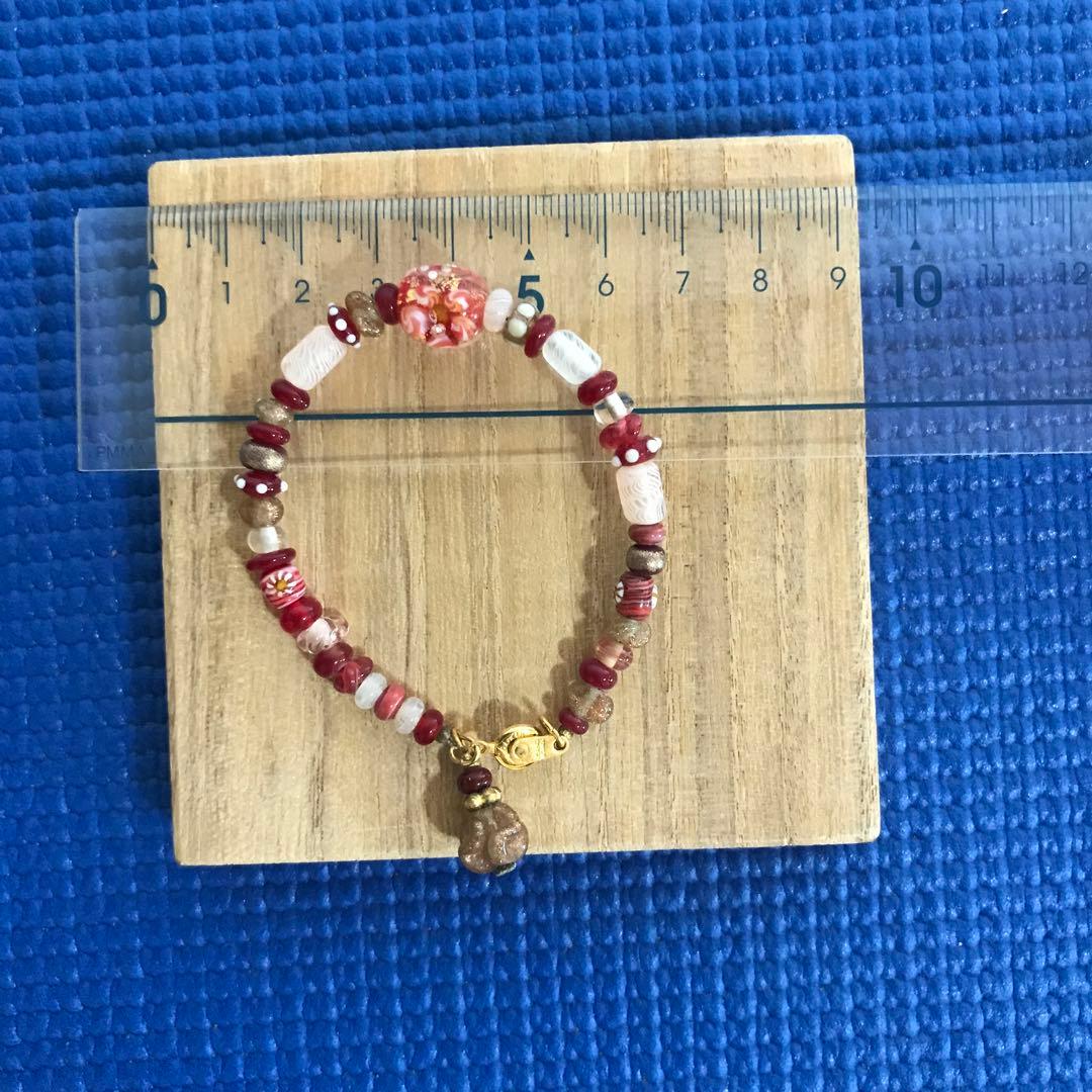 作家　林裕子　とんぼ玉　ブレスレット