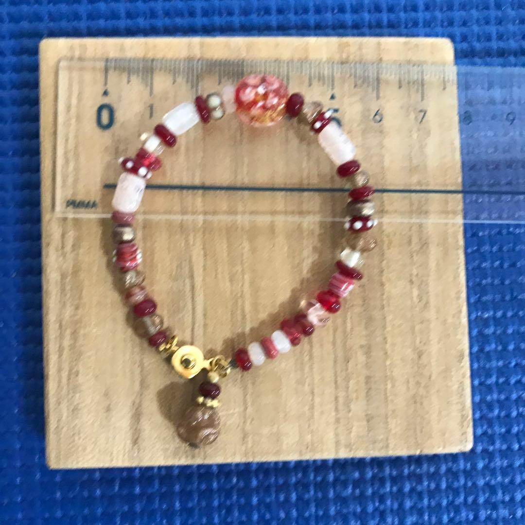 作家　林裕子　とんぼ玉　ブレスレット