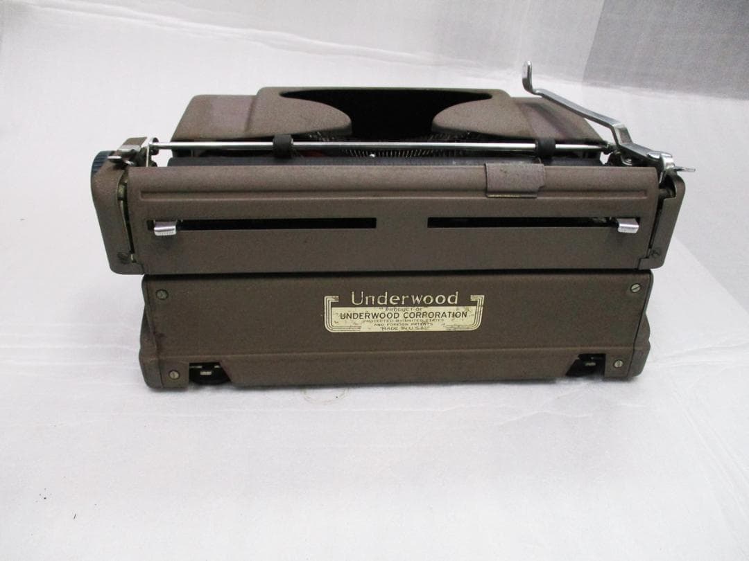UNDERWOOD タイプライター　ケース入り 動作品