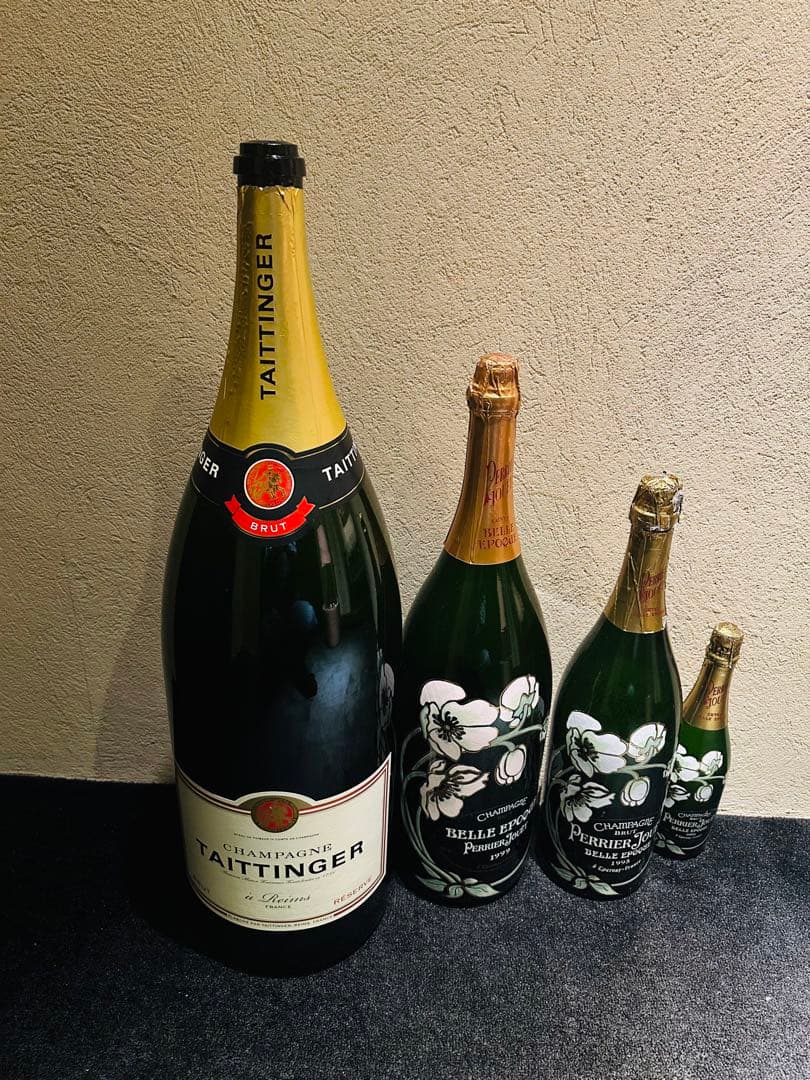 シャンパーニュ・テタンジェ・ナビュコドノゾール（15L）空瓶＆木箱セット