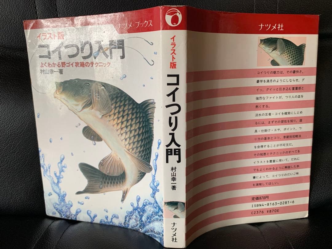 【稀少】イラスト版　コイつり入門　村山幸一著　ナツメ社