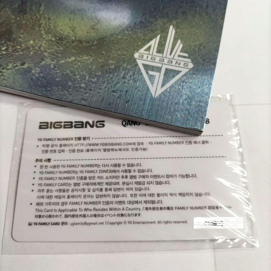 カード付き・G-DRAGON ジヨン ⭐BIGBANG「ALIVE」KPOP韓国