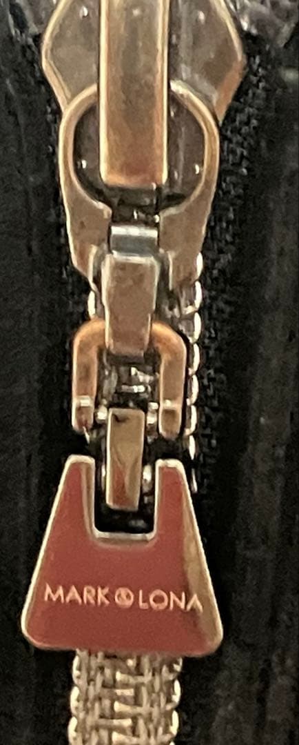 MARK&LONA マークアンドロナ ブルゾン XL黒スカルキルティング袖