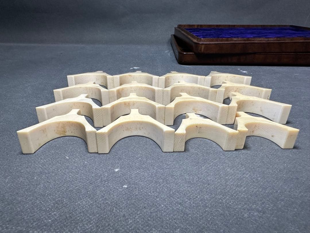 極上　三線　琴柱 筝柱　天然素材 14個セット 和楽器　御琴　御箏琴柱