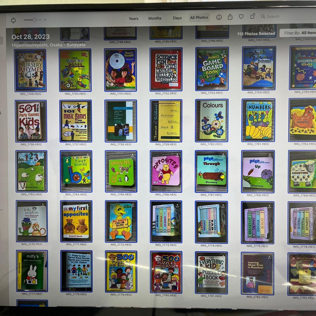 英語の読み物セット（子供向け）と一部教師向け教育ガイド一113冊