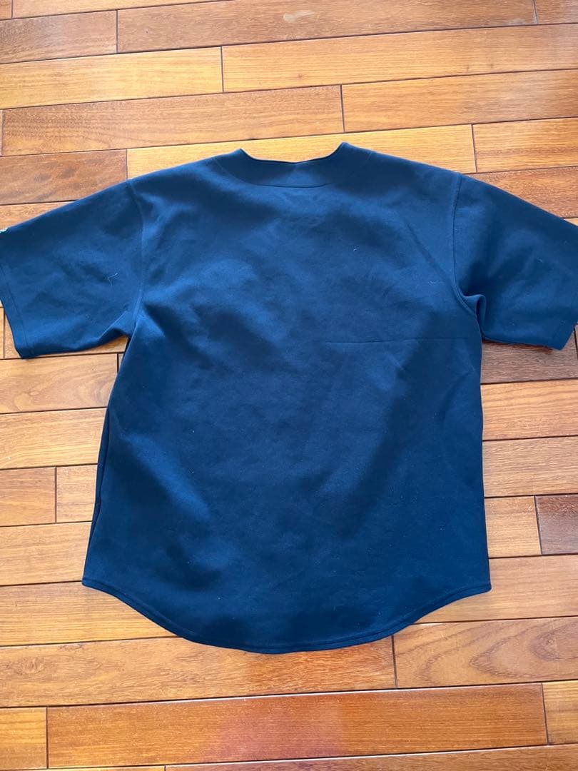 Yankees ボタンアップシャツ XL ネイビー