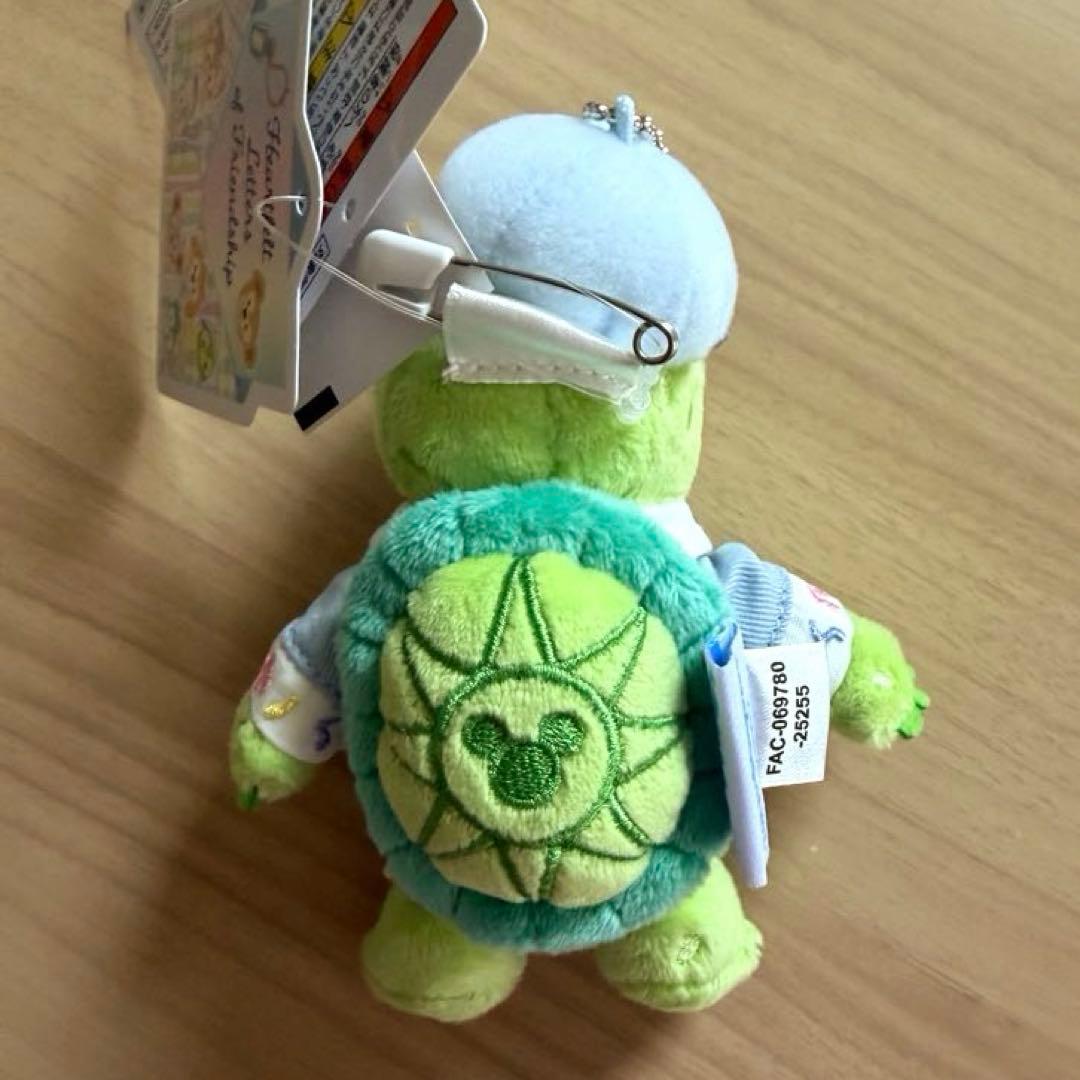 ダッフィー＆フレンズ　ハートフェルトレターズオブフレンドシップ　ぬいぐるみバッチ