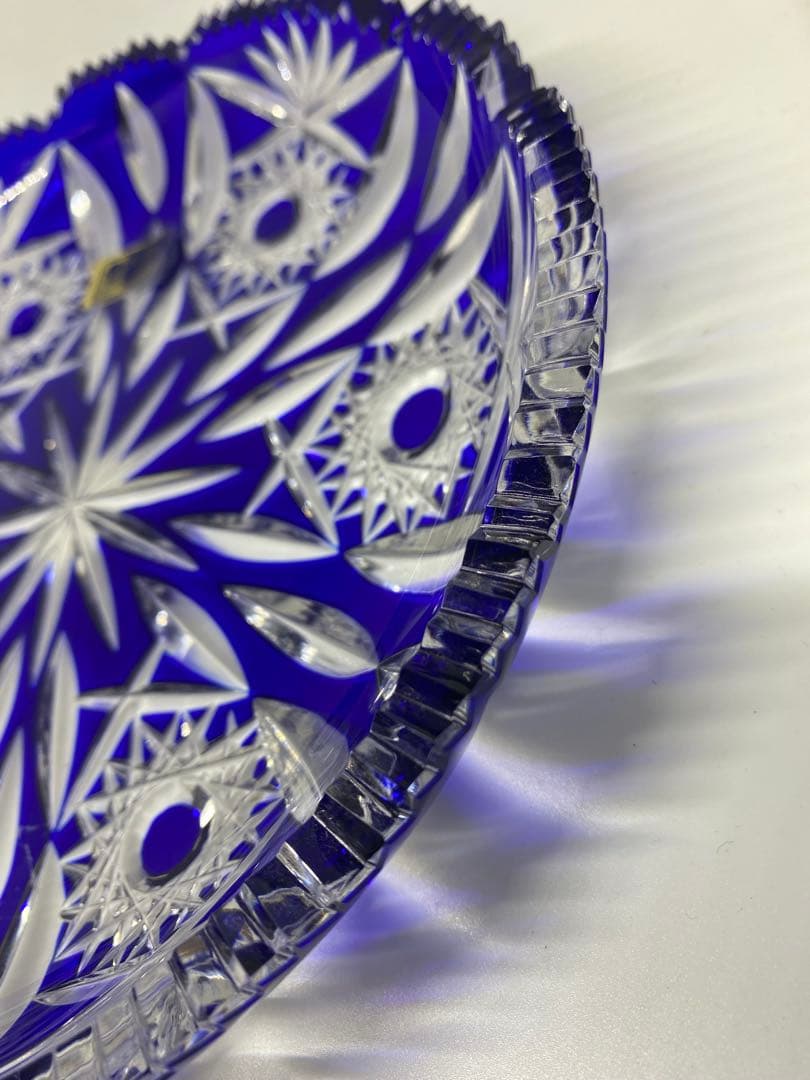 旧東ドイツ製　切子　Lausitzer Glas