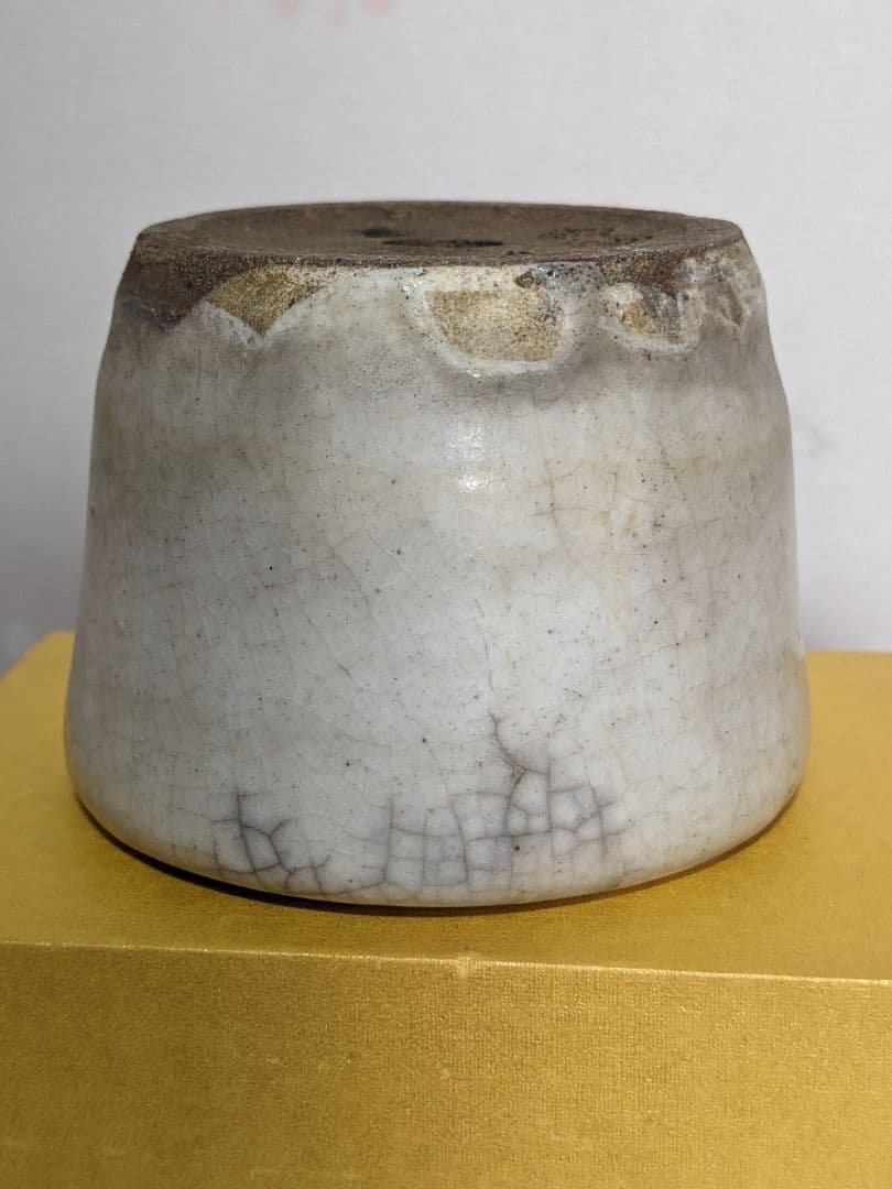 ♦小品盆栽鉢 侘助造 白泥 ミニ盆栽鉢 古美術 骨董品