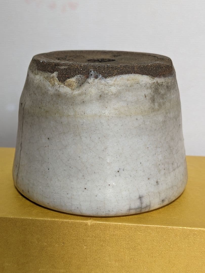 ♦小品盆栽鉢 侘助造 白泥 ミニ盆栽鉢 古美術 骨董品