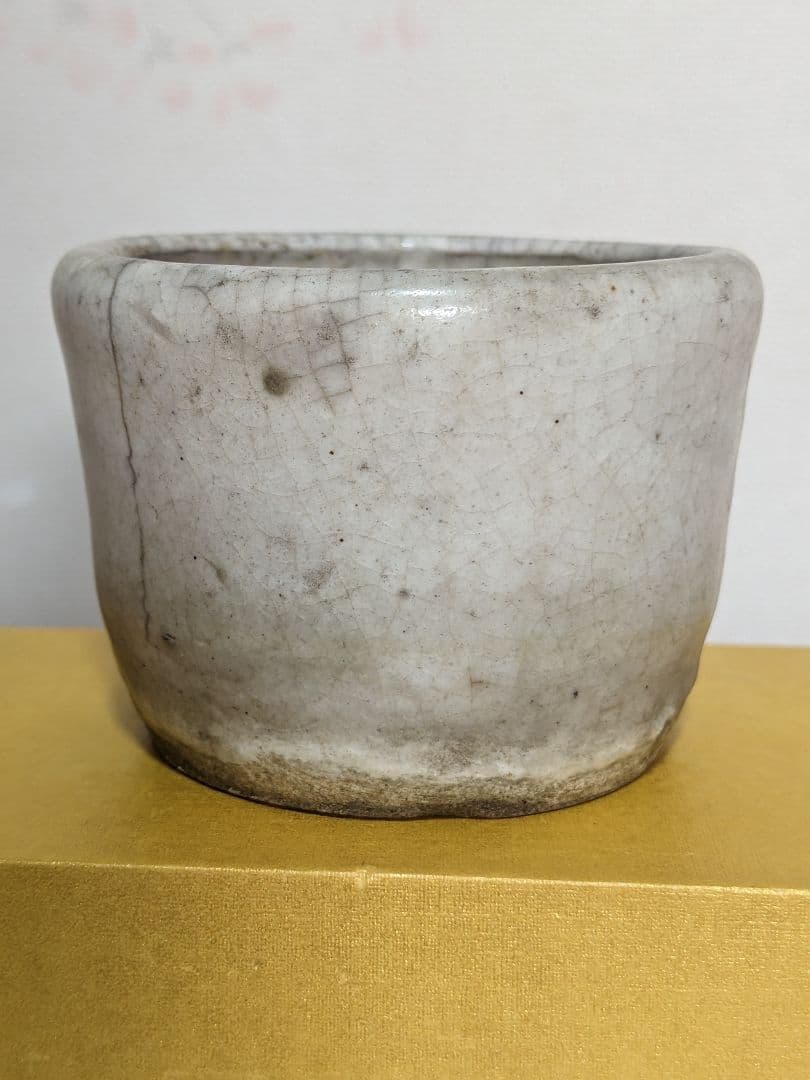 ♦小品盆栽鉢 侘助造 白泥 ミニ盆栽鉢 古美術 骨董品