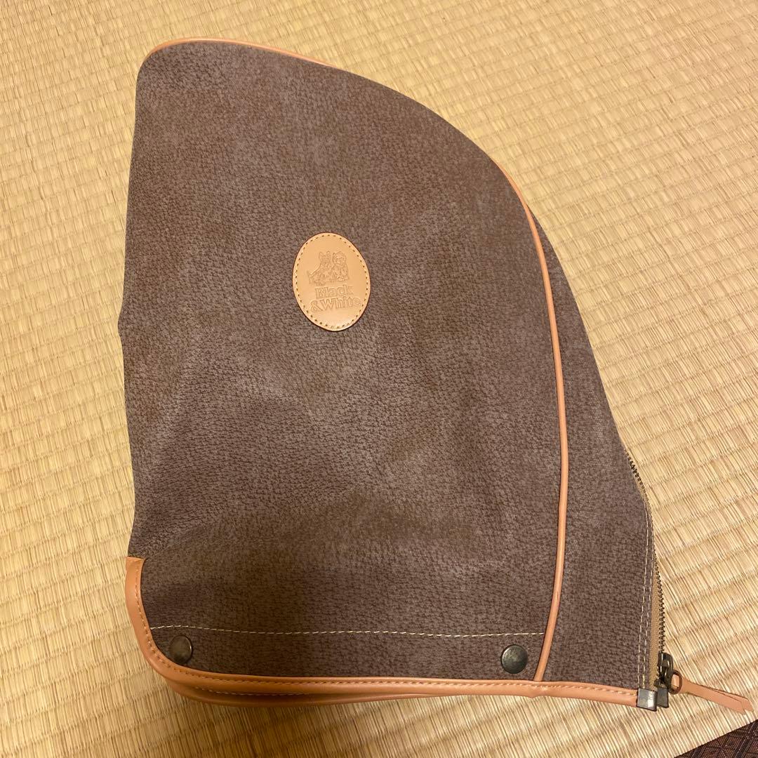 【希少】【美品】BLACK&WHITE キャディバッグ