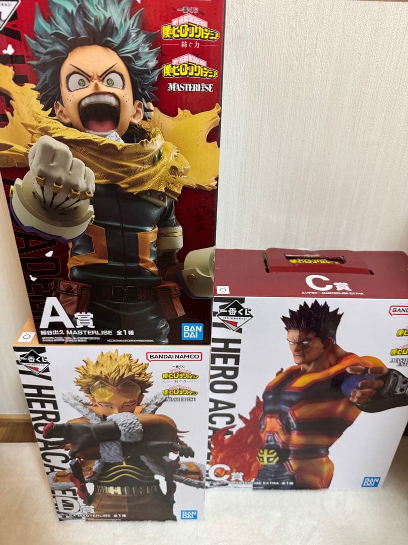 一番くじ　僕のヒーローアカデミア　A賞　D賞　C賞