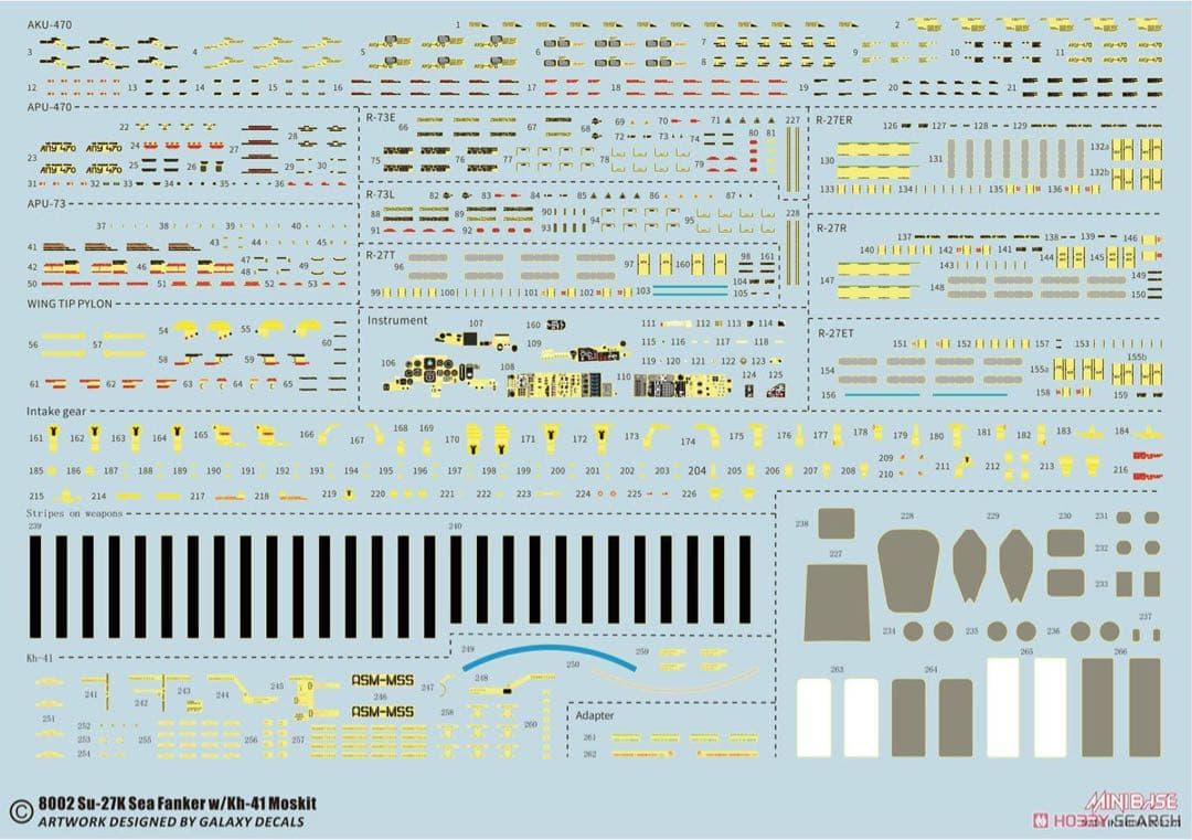 ミニベース1/48Su-27K シーフランカー w/Kh-41 モスキート