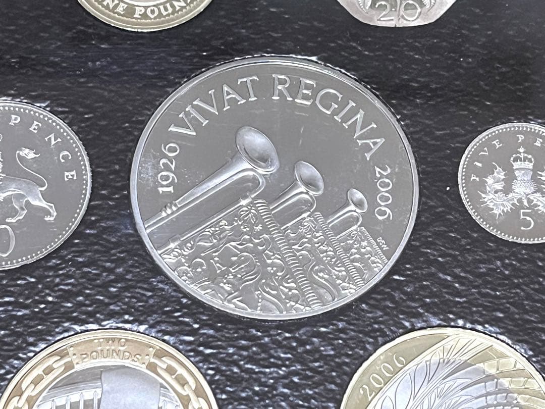 2006年 イギリス 13枚 プルーフ硬貨セット 箱付