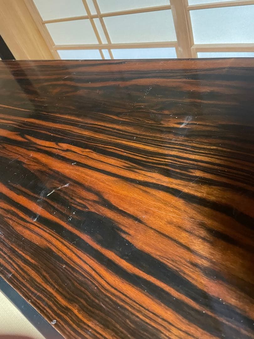 木製ガラスキャビネット、棚