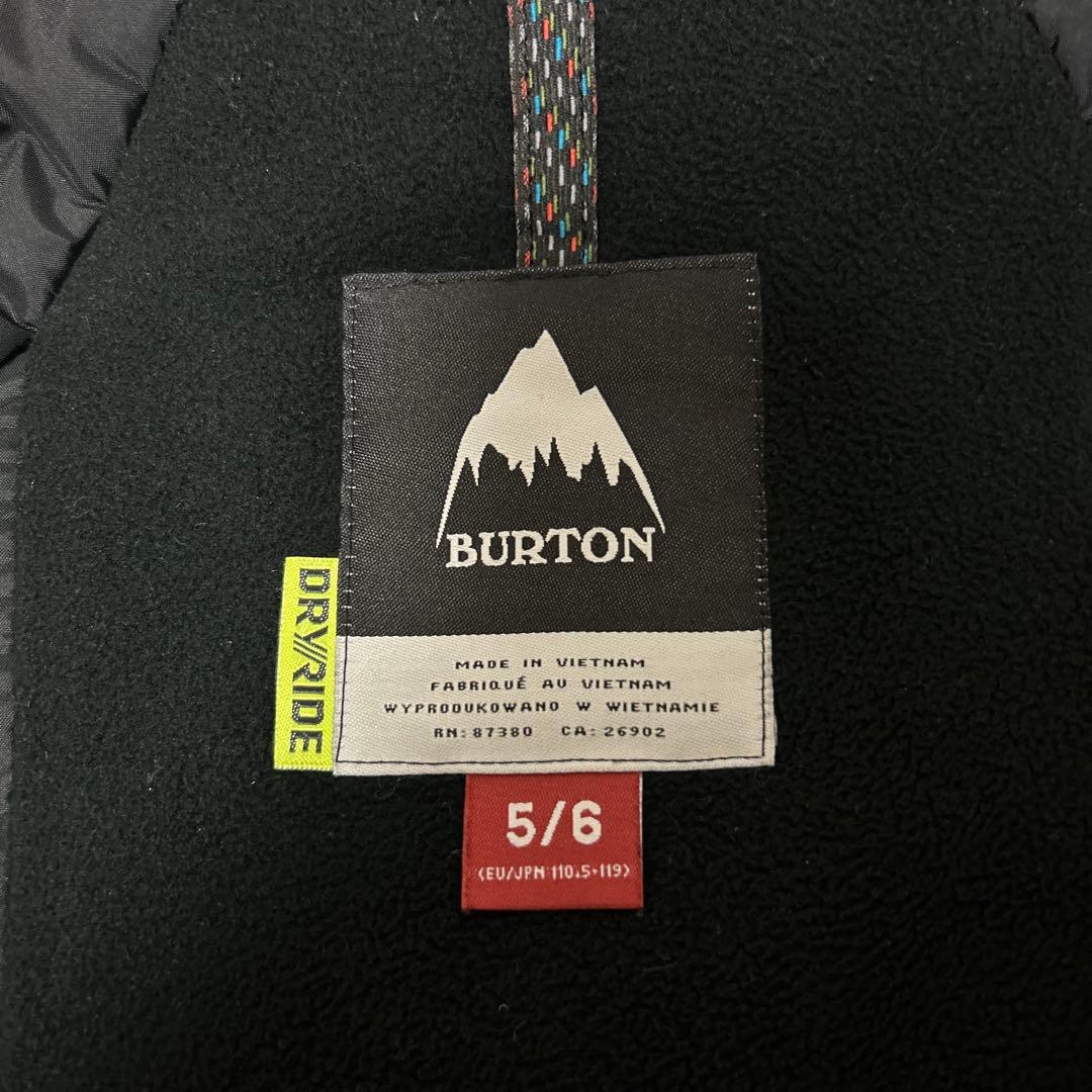 BURTON スノーボードウェア 子ども用セット　100㌢と110㌢