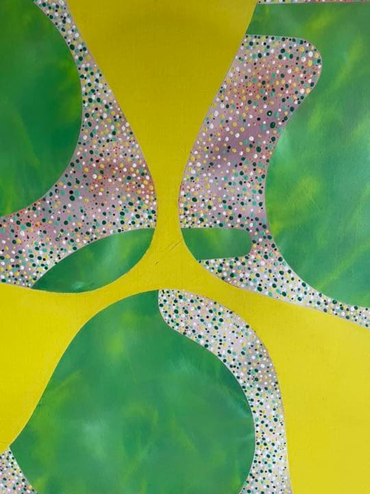 油絵　現代アート　光合星　作者　あんどうまさひろ　油彩画