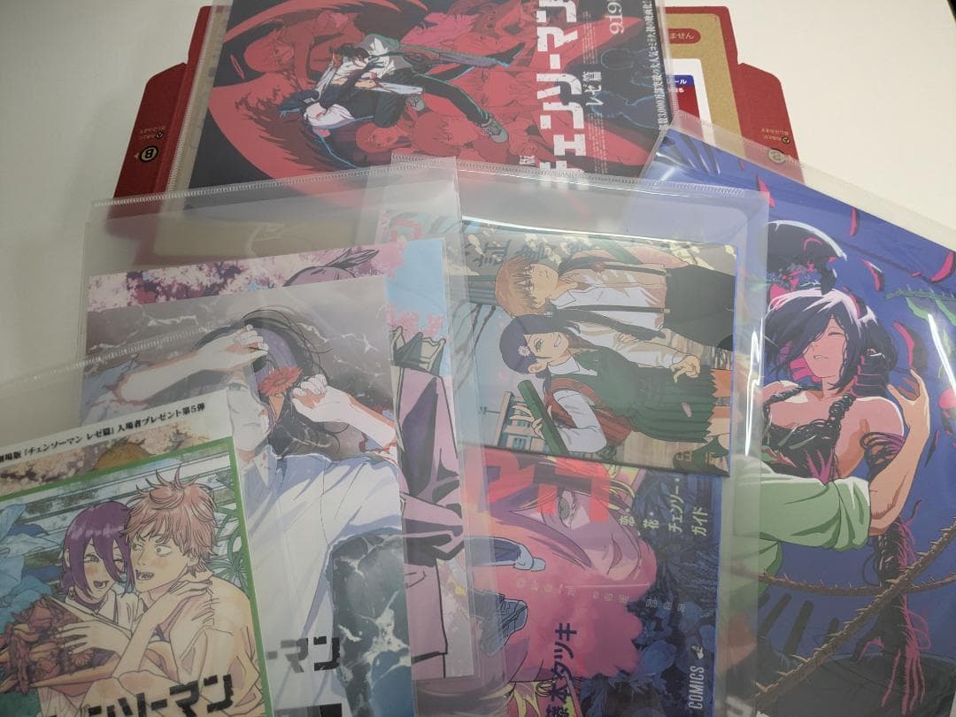 劇場版チェンソーマンレゼ篇特典全7種コンプリートセット未使用未開封品☆おまけ付き