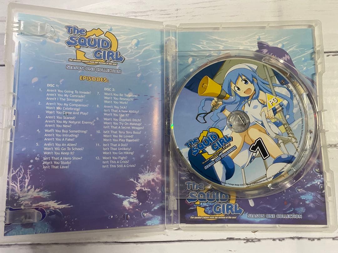 侵略 イカ娘 1期 DVD 英語 日本語 The SQUID GIRL