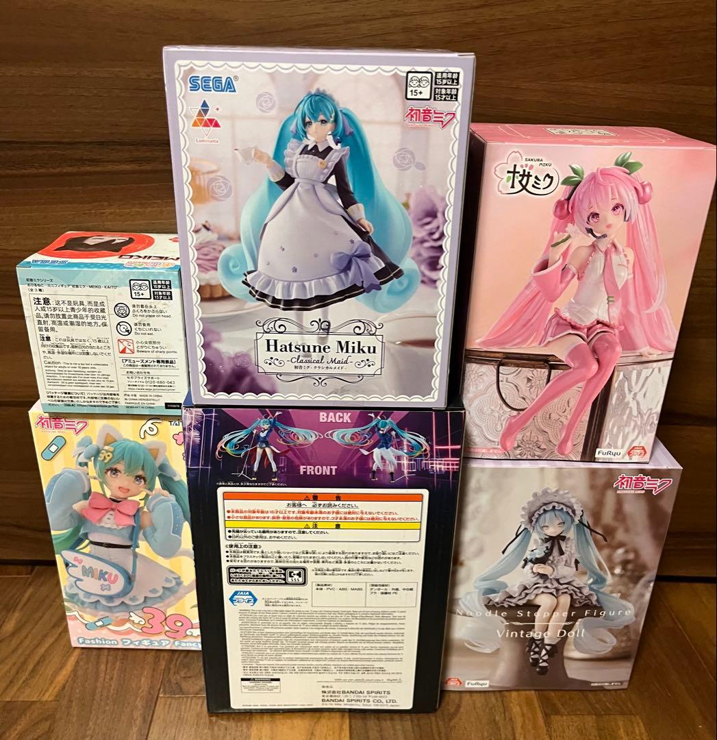 初音ミクシリーズ フィギュア まとめ売り 6体セット