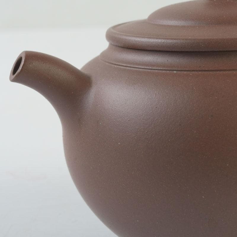 中国　紫砂　朱泥　急須　茶壷　在銘　V　9605