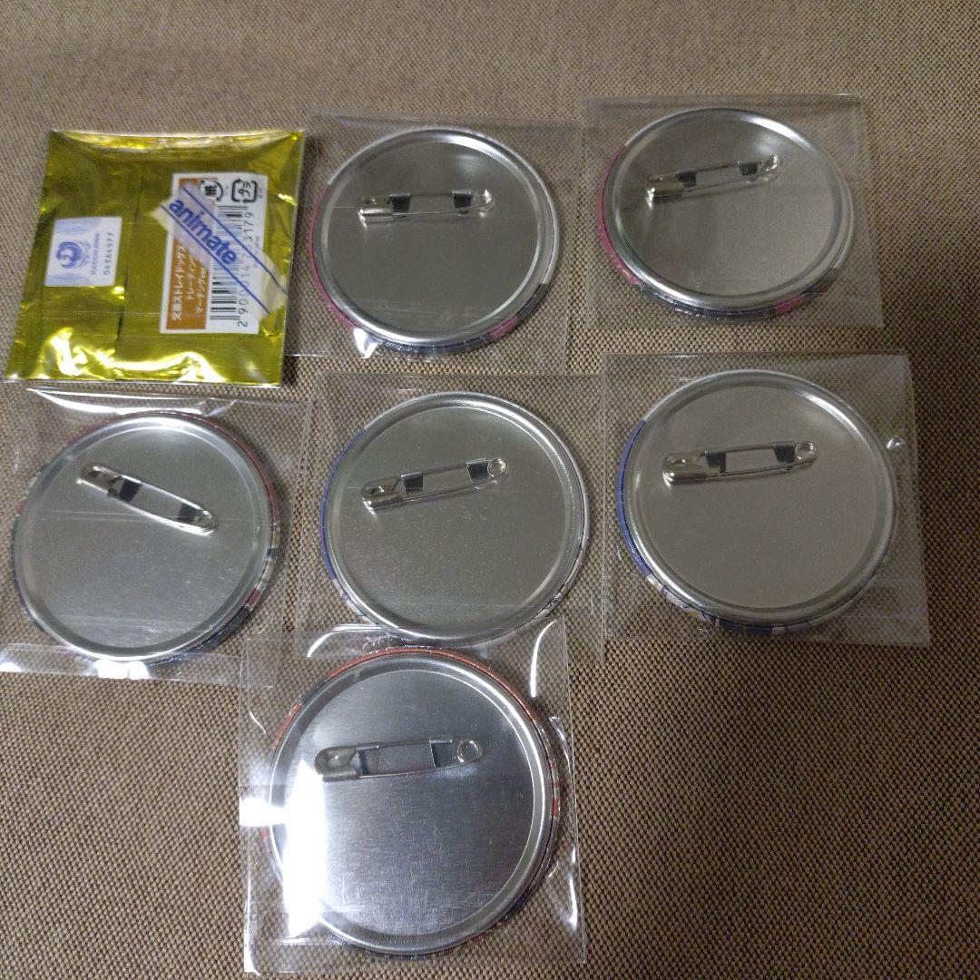 文豪ストレイドッグス　中也　太宰　缶バッジ　アニカフェ　アニメイトカフェ