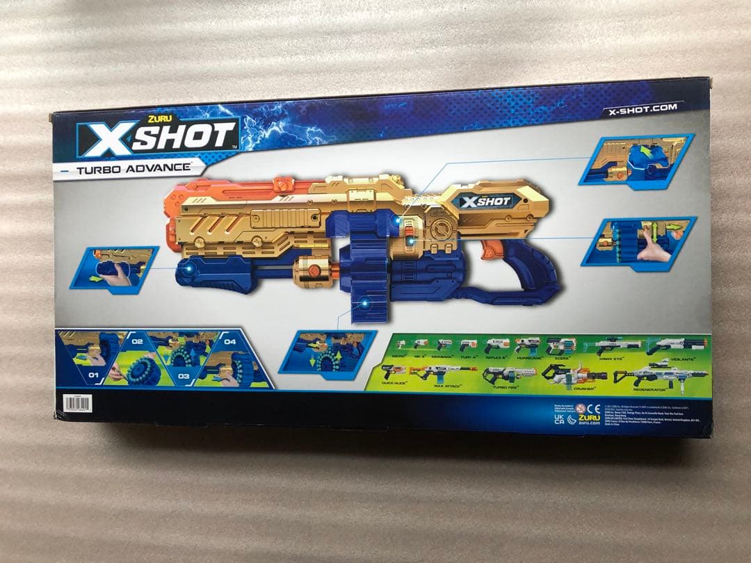 海外限定 ゴールド エックスショット　ターボアドバンス 新品未開封 レア