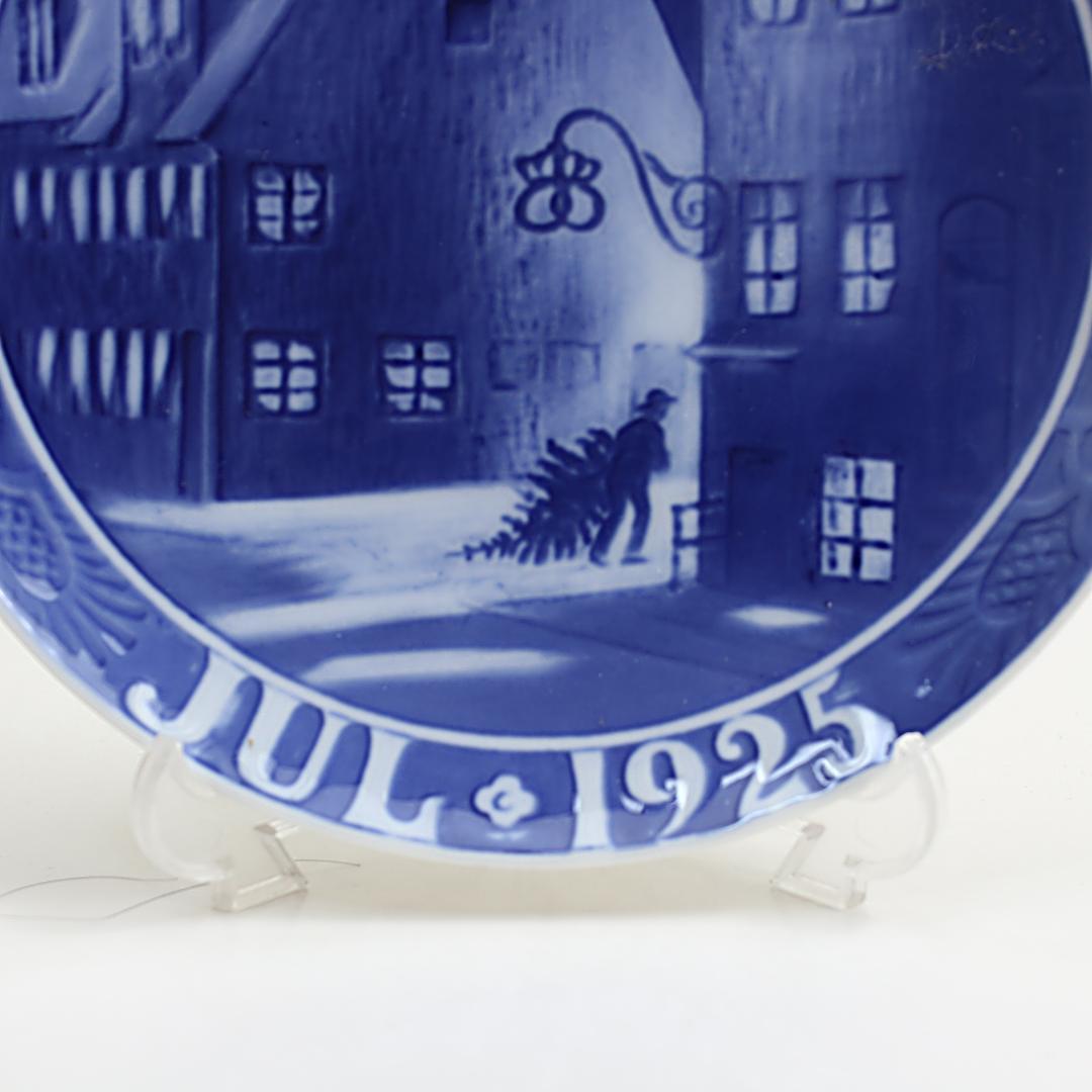 1925年「クリスチャンハウンの古い家々」イヤープレート ロイヤルコペンハーゲン